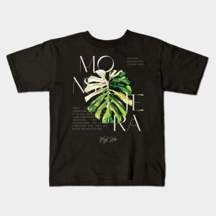 MONSTERA DELICIOSA THAI CONSTELLATION TSHIRT Kids T-Shirt